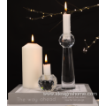 Splicing Clear Crytal Candle Holder